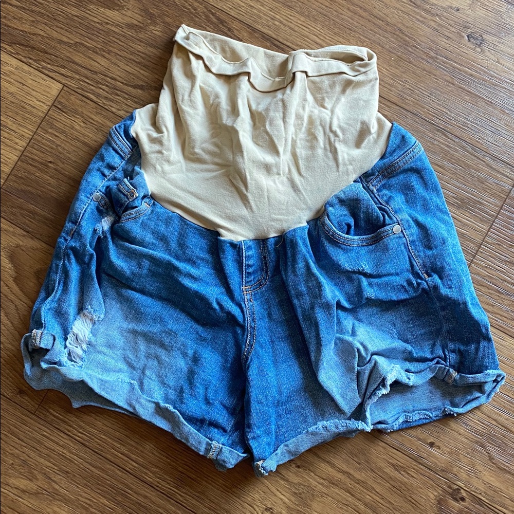 Maternity Jean Shorts
